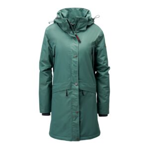 Winterjacke Damen Comoda pine für Hundehalter