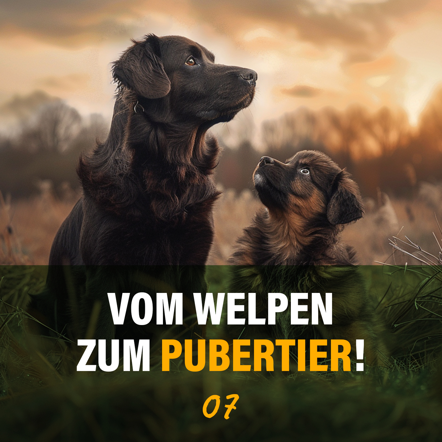 Themen zum Download: Vom Welpen zum pubertierenden Junghund