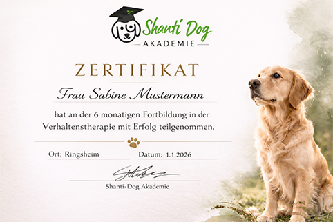 Hundetrainer-Fortbildung in der Verhaltenstherapie