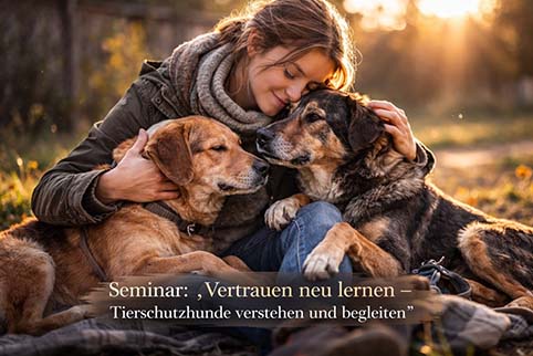 Seminar Vertrauen neu lernen - Tierschutzhunde verstehen und begleiten