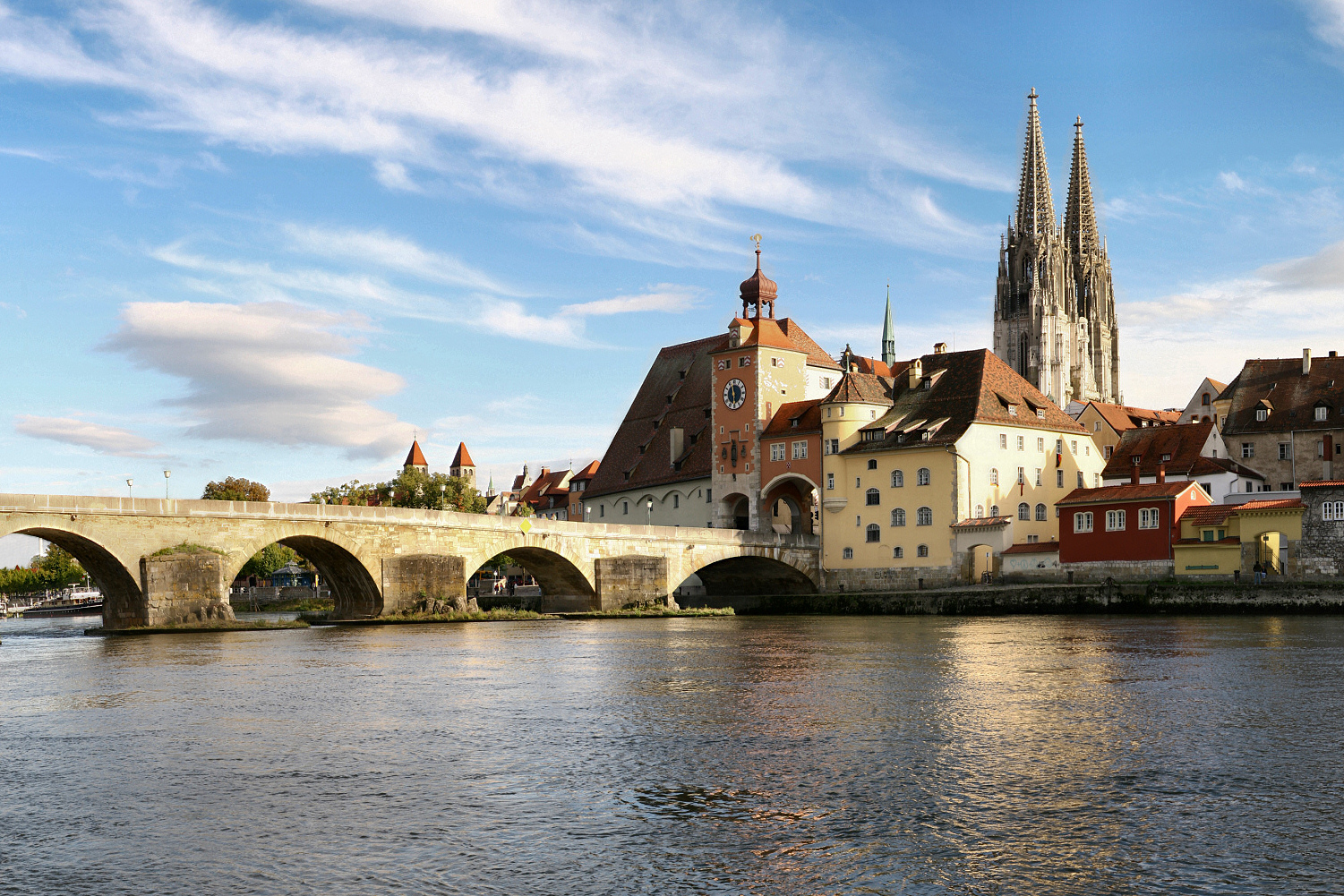 Regensburg: Stadtansicht im Hunde-Almanach