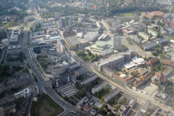 Chemnitz: Stadtansicht im Hunde-Almanach