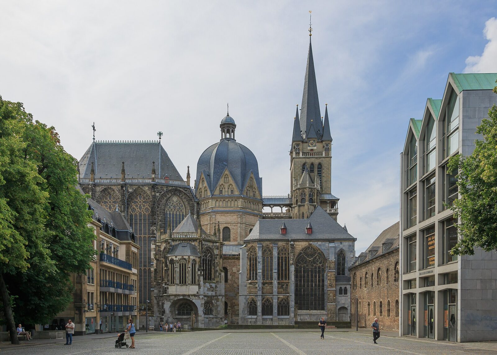 Aachen: Stadtansicht im Hunde-Almanach