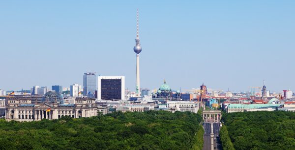 Berlin: Stadtansicht im Hunde-Almanach