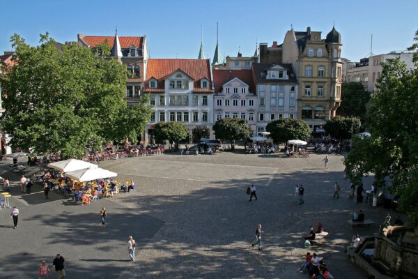 Braunschweig: Stadtansicht im Hunde-Almanach
