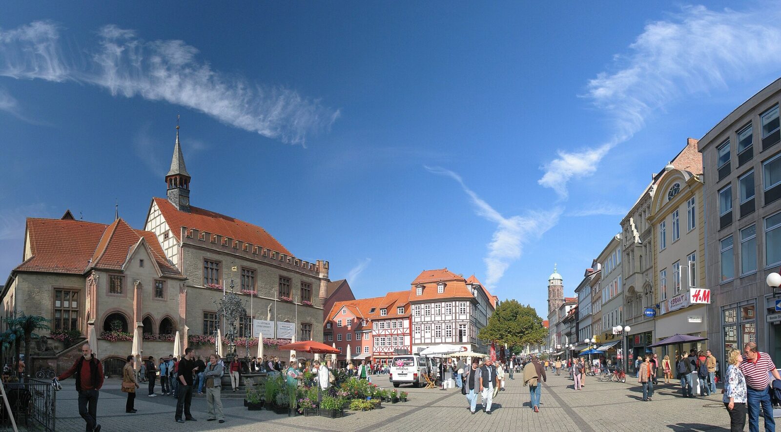 Göttingen: Stadtansicht im Hunde-Almanach