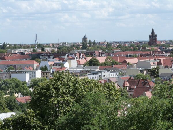 Halle (Saale): Stadtansicht im Hunde-Almanach
