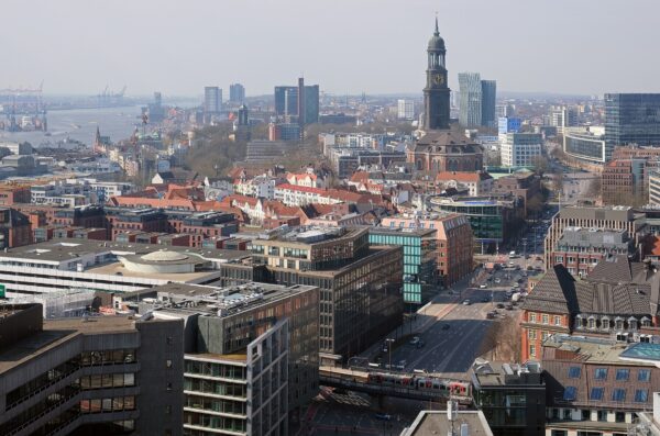 Hamburg: Stadtansicht im Hunde-Almanach