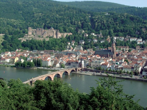 Heidelberg: Stadtansicht im Hunde-Almanach
