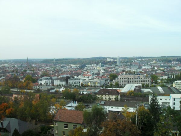 Kaiserslautern: Stadtansicht im Hunde-Almanach