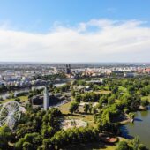 Magdeburg: Stadtansicht im Hunde-Almanach