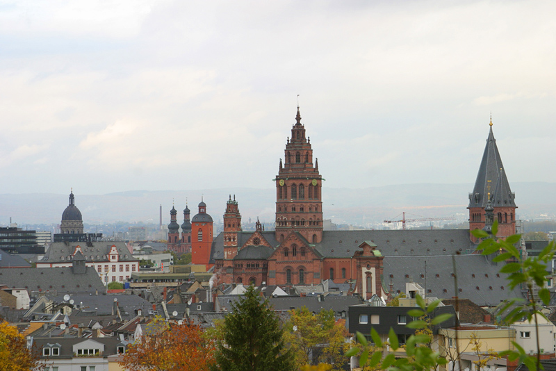 Mainz: Stadtansicht im Hunde-Almanach