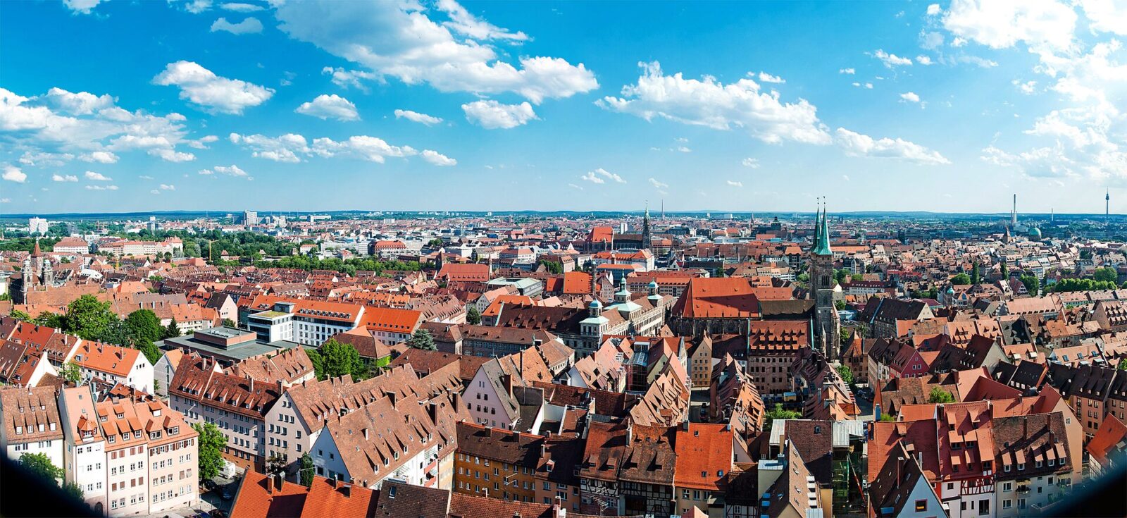 Nürnberg: Stadtansicht im Hunde-Almanach