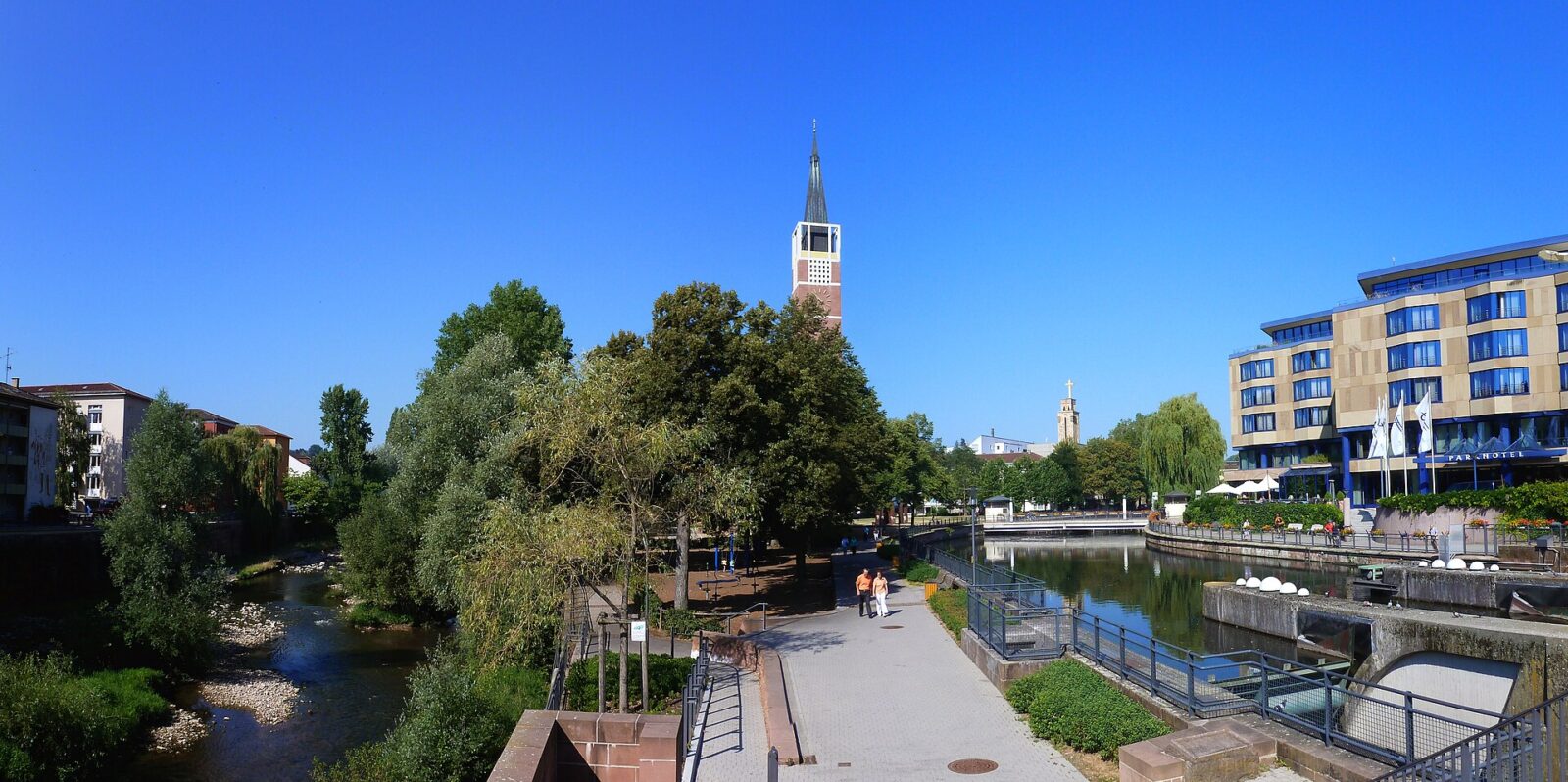Pforzheim: Stadtansicht im Hunde-Almanach