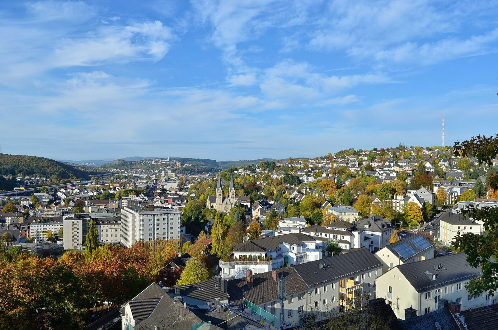 Siegen: Stadtansicht im Hunde-Almanach