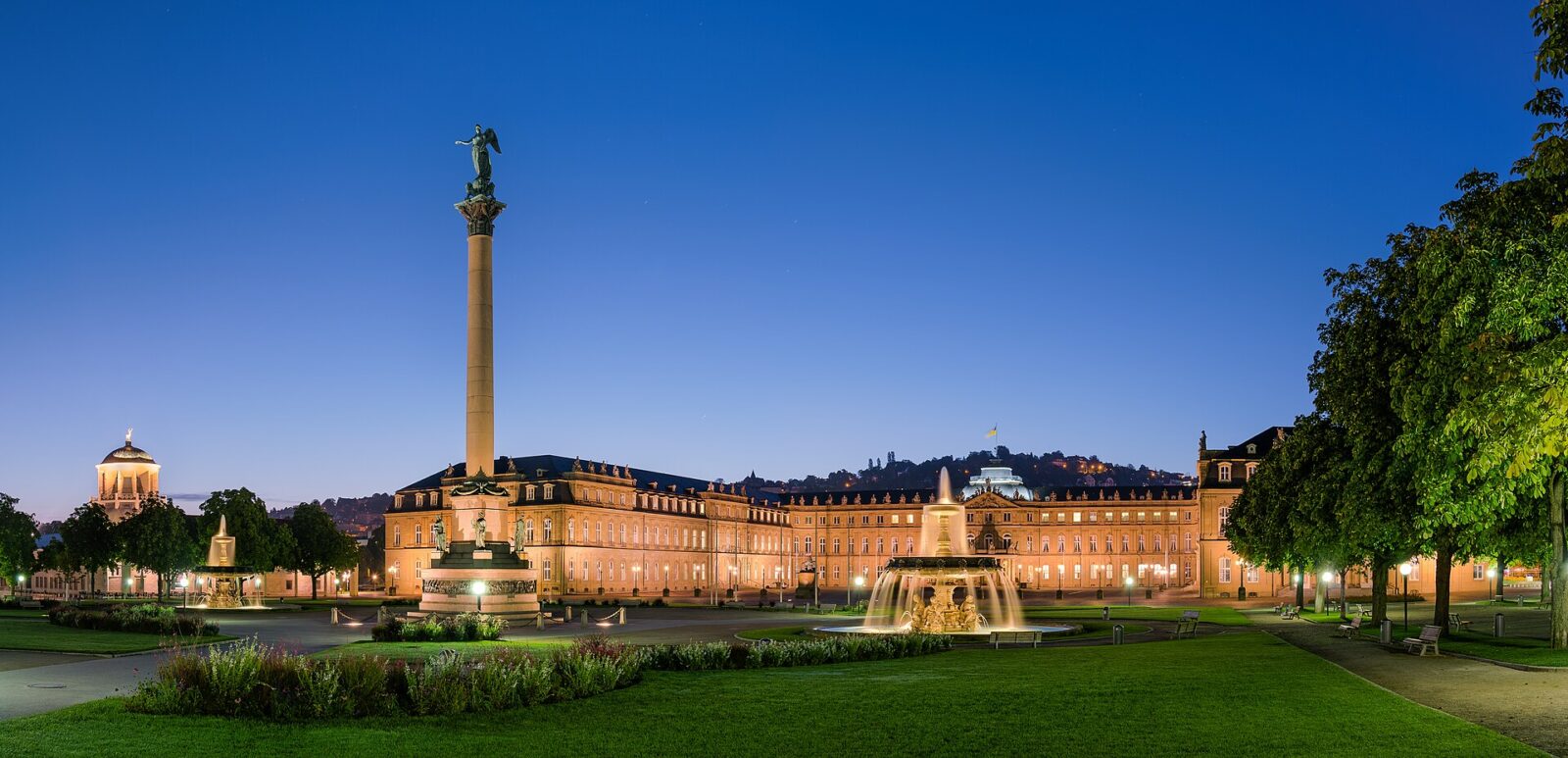 Stuttgart: Stadtansicht im Hunde-Almanach